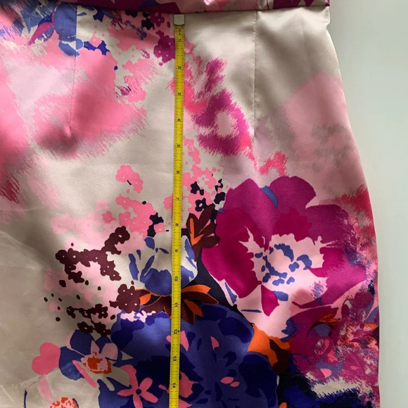 NWT H&M Fashion Star Structured Floral Print Dress w/ Cap Sleeves Size 4 - Picture 6 of 14